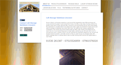 Desktop Screenshot of leicesterloftstorage.com